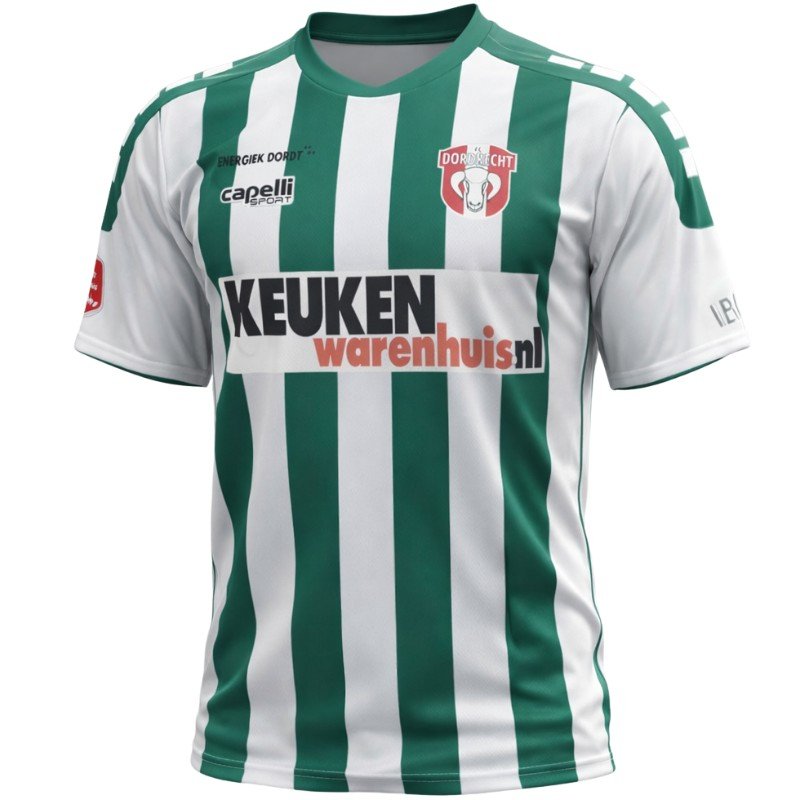 FC Dordrecht Home (2) 2021/2022 Football Shirt