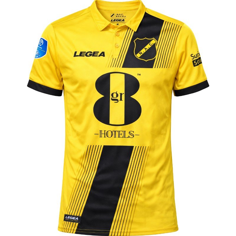 NAC Breda Home V2 2018/2019 Football Shirt